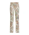 Etro Paisley-print High-rise Skinny Jeans In Nude
