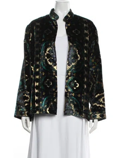 Pre-owned Etro Paisley Print Jacket In Black