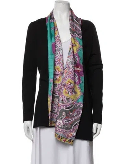 Pre-owned Etro Paisley Print Jacket In Black