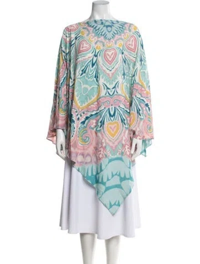 Pre-owned Etro Paisley Print Jacket In Blue