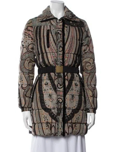 Pre-owned Etro Paisley Print Jacket In Neutrals