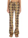Etro Bootcut Jeans With Paisley Pattern In Multi
