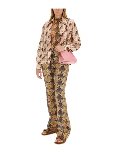 Etro Paisley Print Jeans In Multicolour
