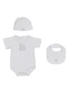 Etro Paisley-print Jersey Babygrow (set Of Three) In White