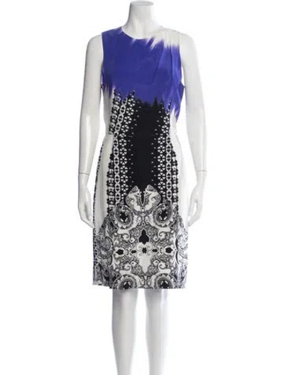 Pre-owned Etro Paisley Print Knee-length Dress In Multi