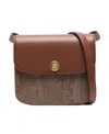 Etro Large Essential Cross Body Bag In Brown