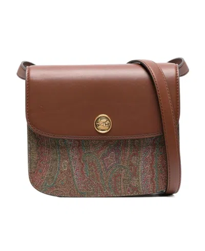 ETRO ETRO PAISLEY PRINTED LOGO PLAQUE CROSSBODY BAG