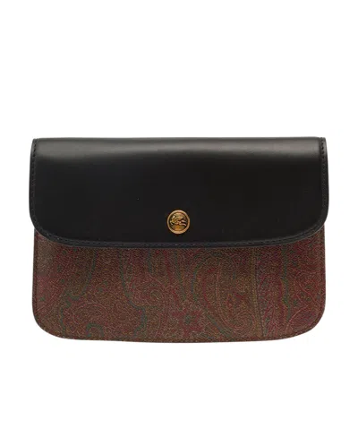 ETRO ETRO PAISLEY-PRINTED FOLDOVER TOP WALLET