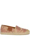 Etro Paisley-print Linen Espadrilles In Neutrals