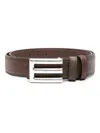 Etro Paisley-print Logo-buckle Belt In Brown
