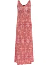 Etro Paisley Print Sleeveless Maxi Dress In Pink