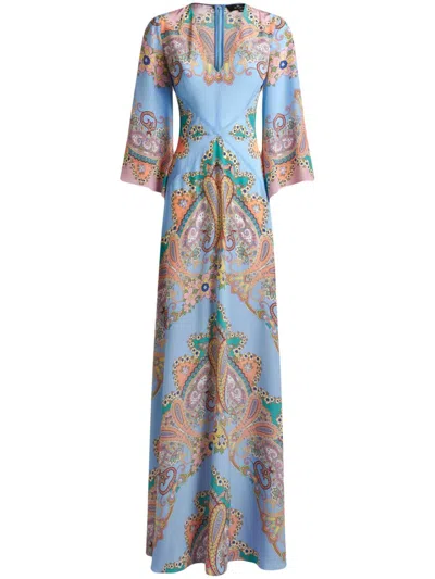 ETRO PAISLEY-PRINT MAXI DRESS