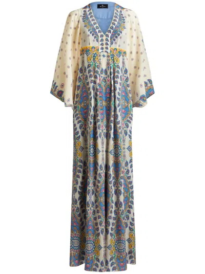 ETRO PAISLEY-PRINT MAXI DRESS