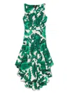 Etro Paisley Print Asymmetric Midi Dress