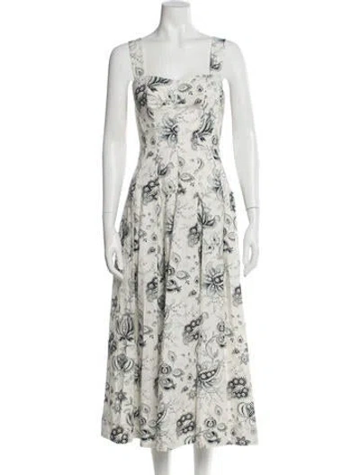 Pre-owned Etro Paisley Print Midi Length Dress In Multi