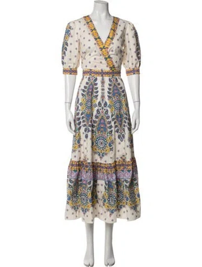 Pre-owned Etro Paisley Print Midi Length Dress In Multicolor