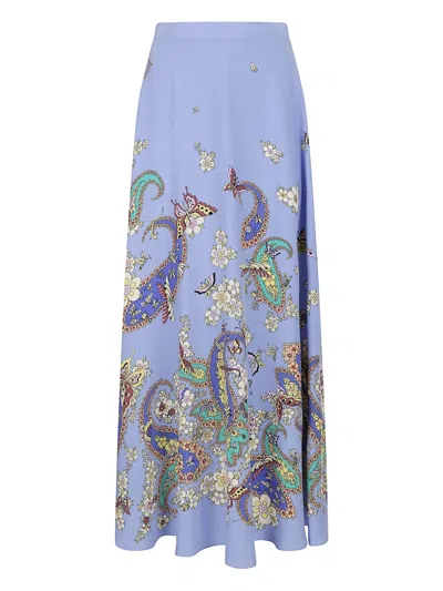 Etro Paisley-print Midi Skirt