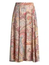 Etro Skirt In Wool Blend In Multi