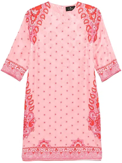 ETRO PAISLEY-PRINT MINI DRESS