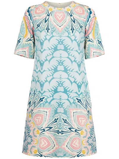 Etro Paisley-print Minidress In Multi