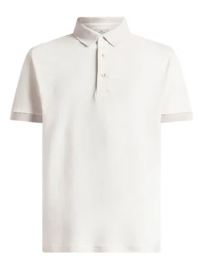 Etro Paisley Print Multicolour Cotton Polo Shirt