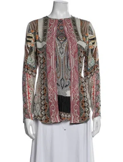 Pre-owned Etro Paisley Print Nightgown In Neutrals