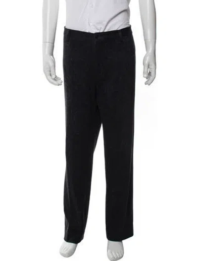 Pre-owned Etro Paisley Print Pants In Blue