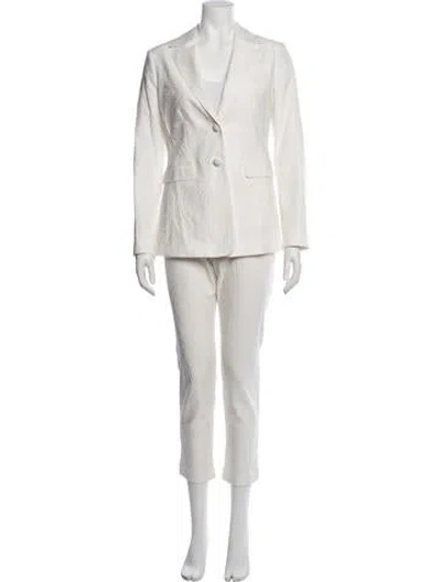 Pre-owned Etro Paisley Print Pantsuit In Neutrals