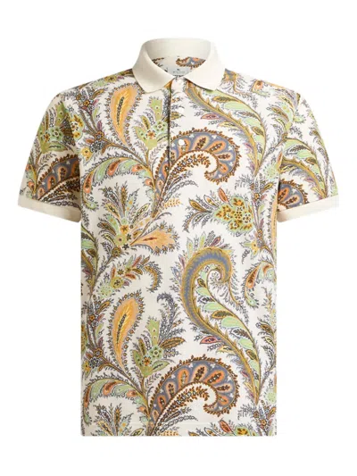 ETRO PAISLEY PRINT POLO