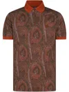 Etro Paisley Printed Short-sleeved Polo Shirt