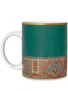 Etro Paisley-print Porcelain Mug In Green