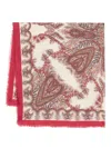 Etro Wool And Cashmere Blended Paisley-print Scarf