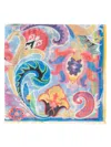 Etro Pattern Scarf In Blue