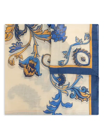 Etro Floral Printed Scarf In Neutral