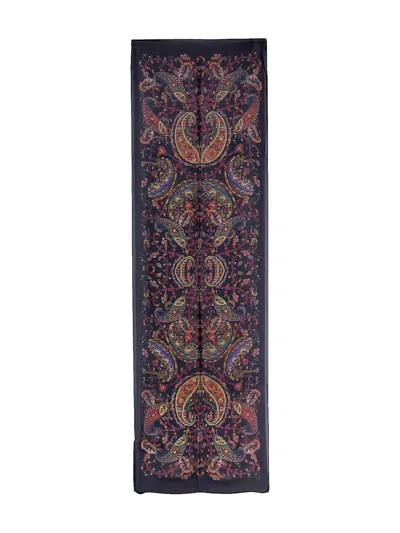 Etro Paisley-print Scarf In Multi