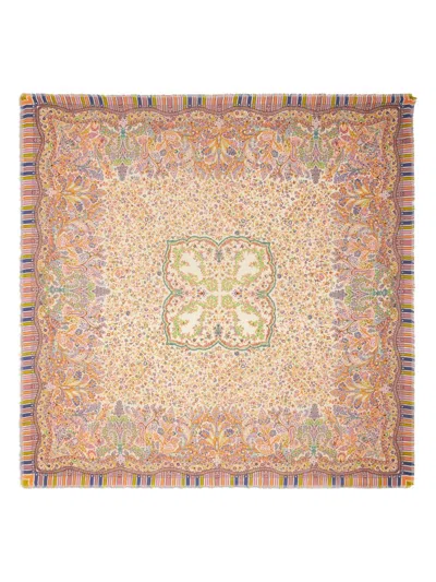 Etro Paisley-print Scarf In Neutrals