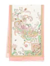 Etro Paisley-print Scarf In Neutrals