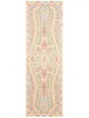 Etro Paisley-print Silk Scarf In Yellow