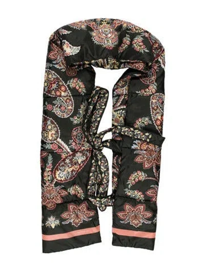Pre-owned Etro Paisley Print Shawl In Green