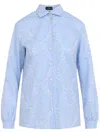 Etro Women's Cotton Overshirt In Blue