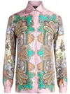 Etro Paisley-print Shirt In Green