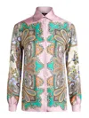Etro Paisley-print Shirt In Green