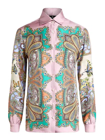 ETRO CAMISA - VERDE
