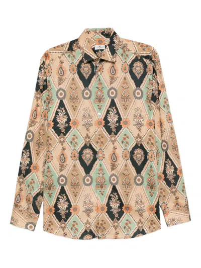 Etro Paisley Patterned Shirt In Neutral