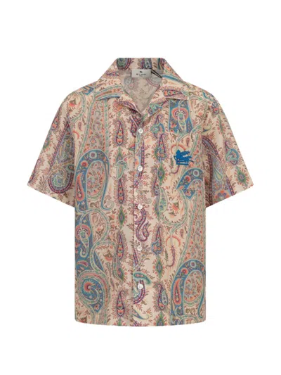 Etro Kids' Paisley-print Shirt In Multi