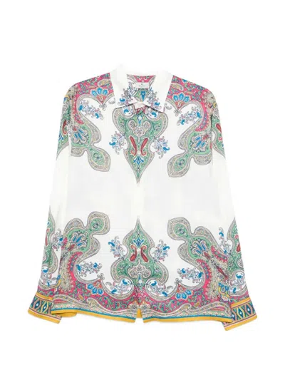 Etro Paisley Print Shirt In Multi