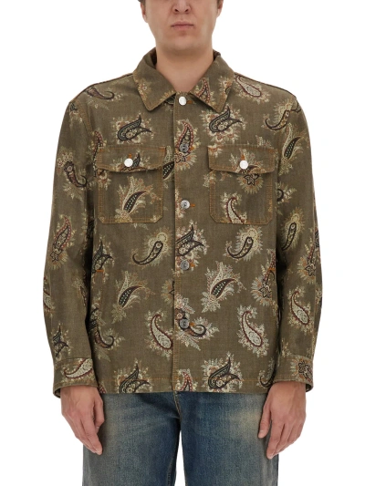 Etro Paisley Print Shirt In Multicolour