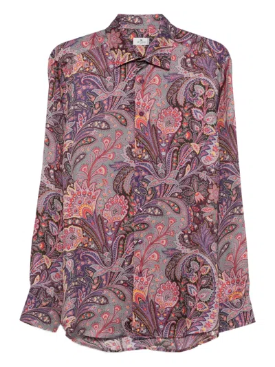 Etro Paisley-print Shirt In Multi