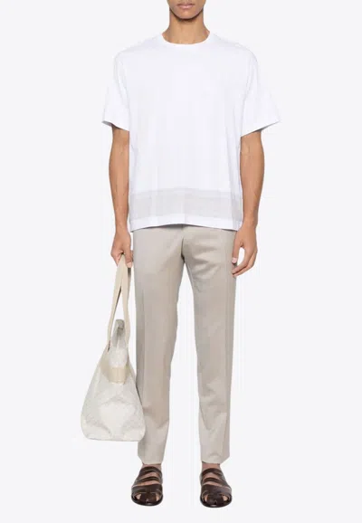 Etro Embroidered T-shirt In White
