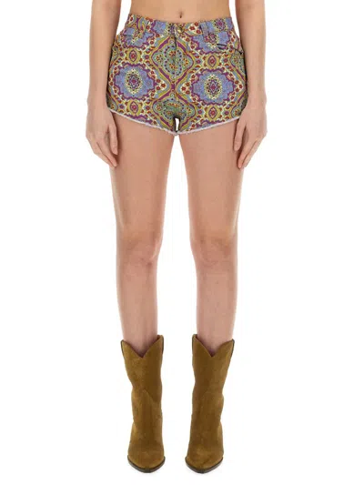 Etro Paisley Print Shorts